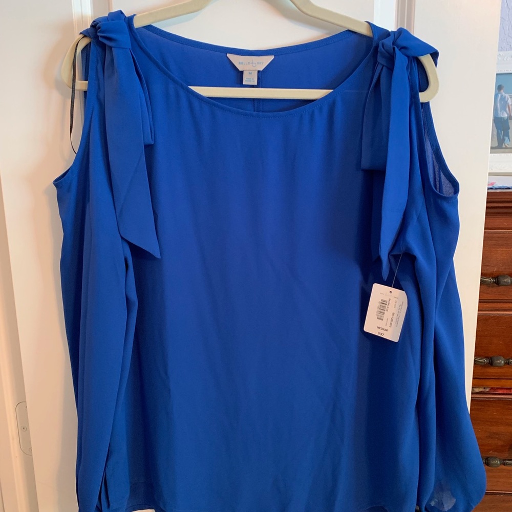 Cute cold shoulder blouse